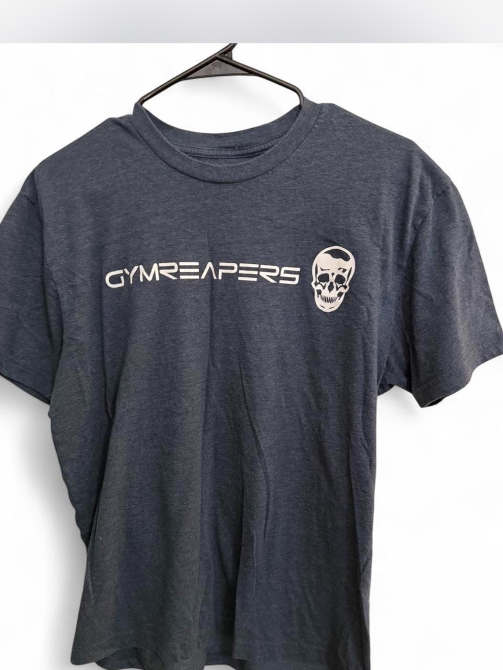 GymReapers Men's Dark Heather Gray Logo Tee